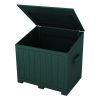 Large Green Divot Mix Storage Box with Open Top