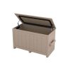 Small Tan Divot Mix Storage Box with Open Top
