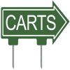 Large arrow shaped cart sign, customize text