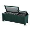 Large Green Ice Chest Cooler Enclosure Box with Short Legs