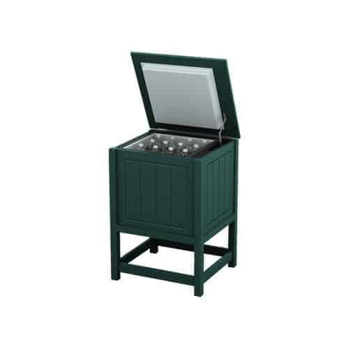 Small Green Ice Chest Cooler Enclosure Box