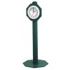 Green Starter Clock on post for Golf Course