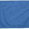 Medium blue driving range flag